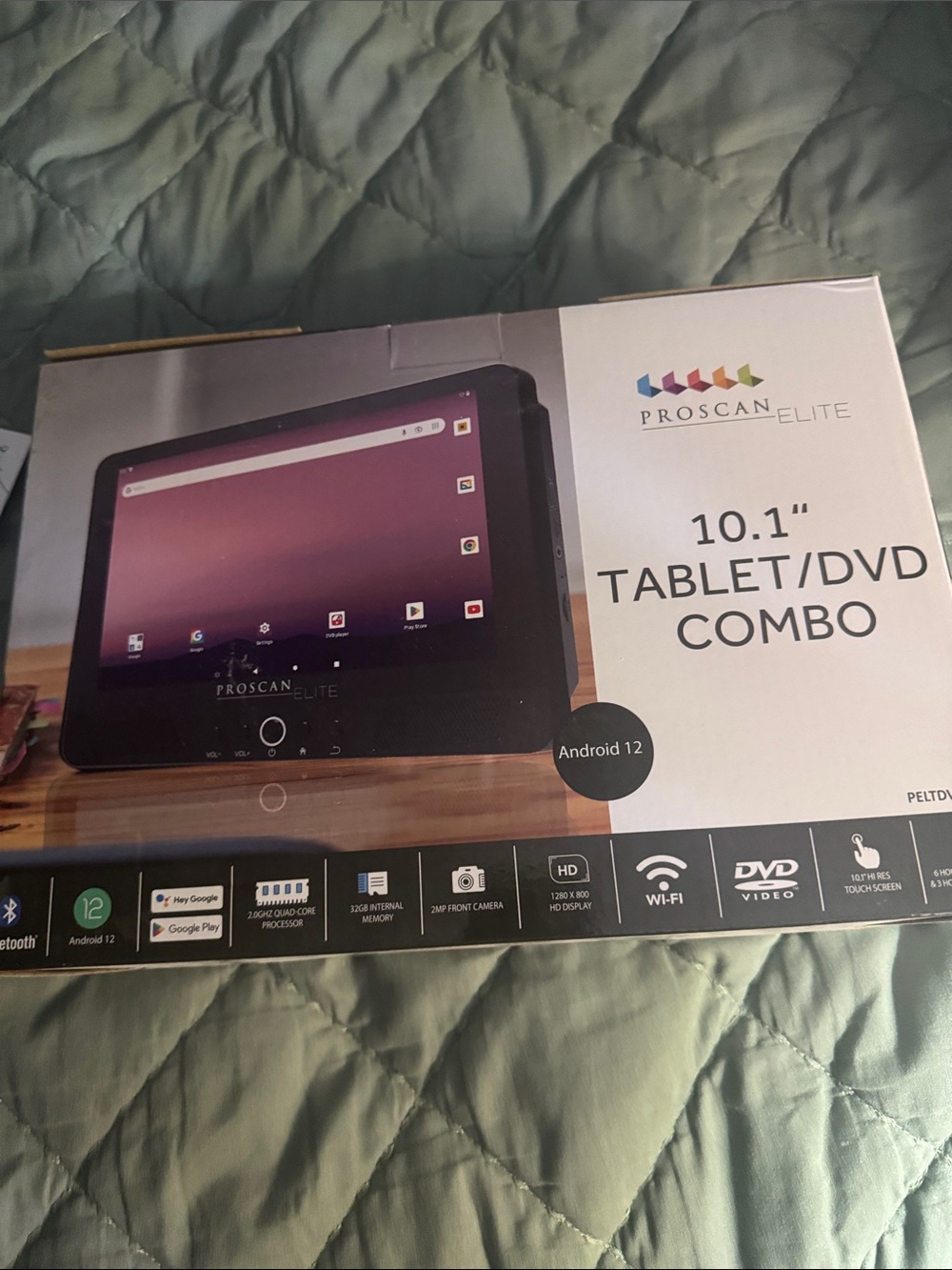 10.1" Tablet/DVD Combo - Black